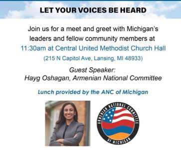 104th Anniversary of the Armenian Genocide in Lansing