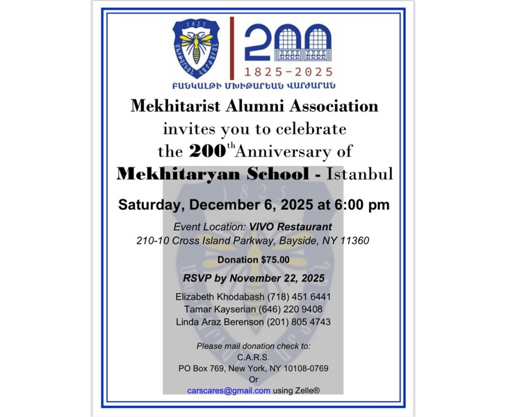200th Anniversary of Mekhitaryan School - Istanbul