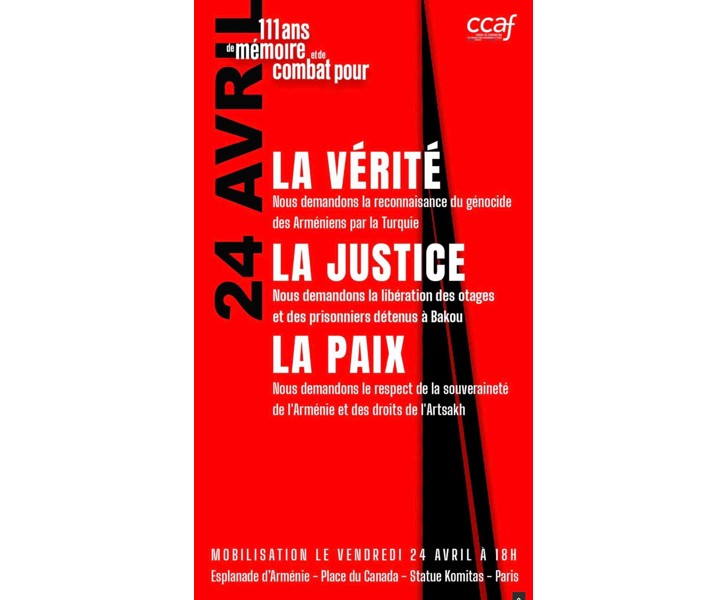 111 ans de mémoire et de combat pour la Vérité, la Justice, la Paix