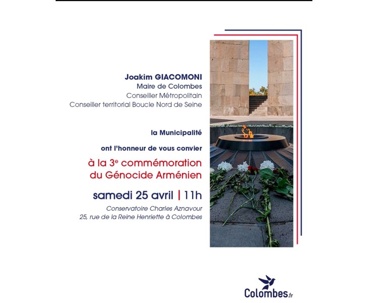 3e commémoration du Génocide Arménien