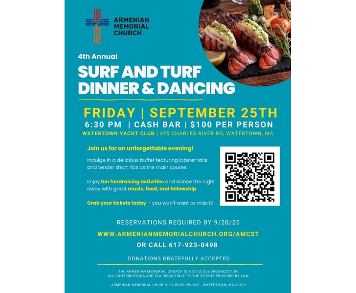 4th Annual Surf and Turf Dinner & Dancing