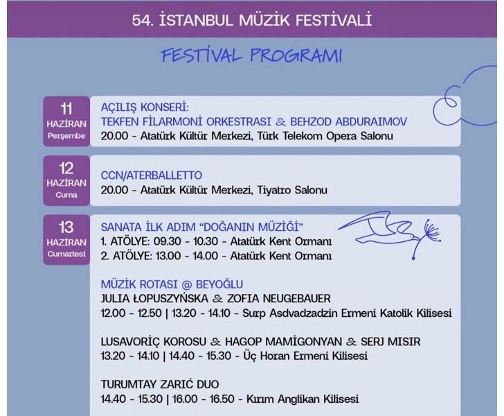 54. İstanbul Müzik Festivali