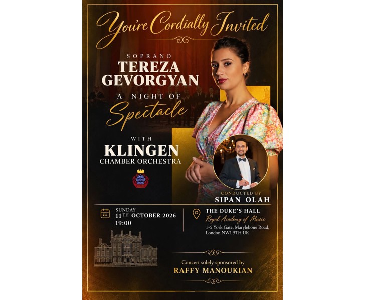 A Night of Spectacle - Soprano Tereza Gevorgyan with Klingen Chamber Orchestra