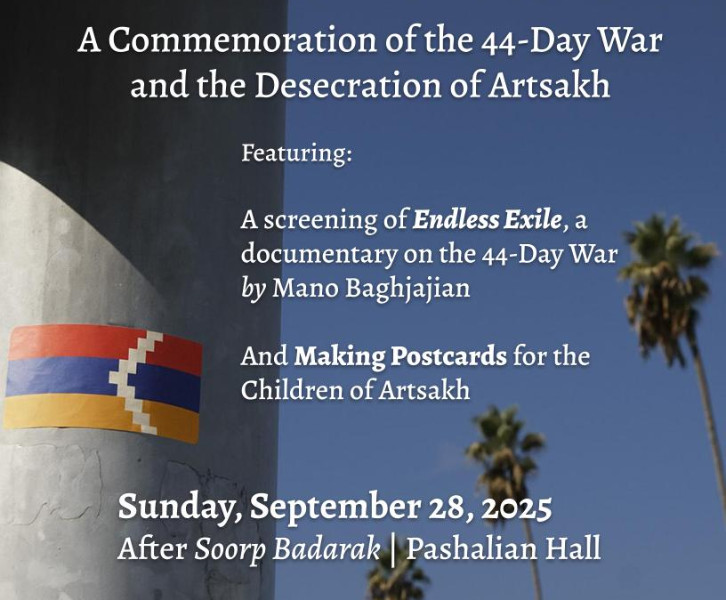 A Commemoration of the 44-Day War  and the Desecration of Artsakh