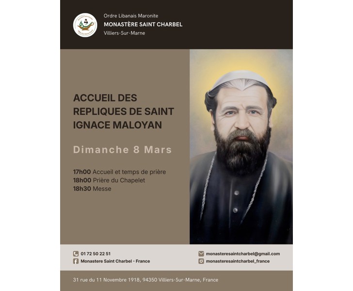 Accueil des Reliques de Saint Ignace Maloyan