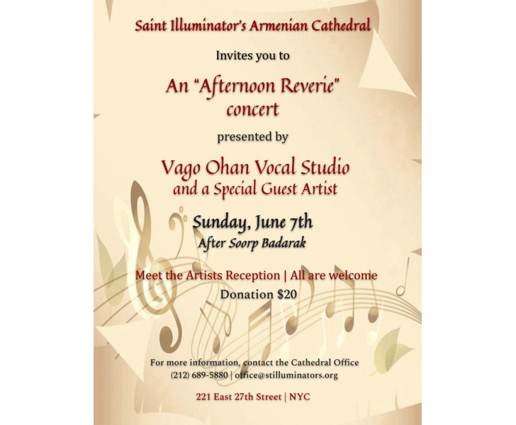 An 'Afternoon Reverie' Concert