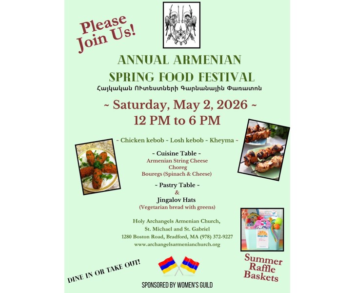 Annual Armenian Spring Food Festival