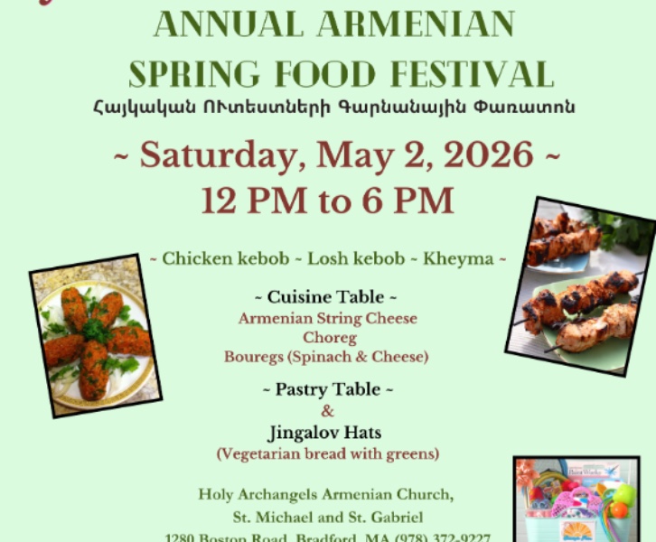 Annual Armenian Spring Food Festival