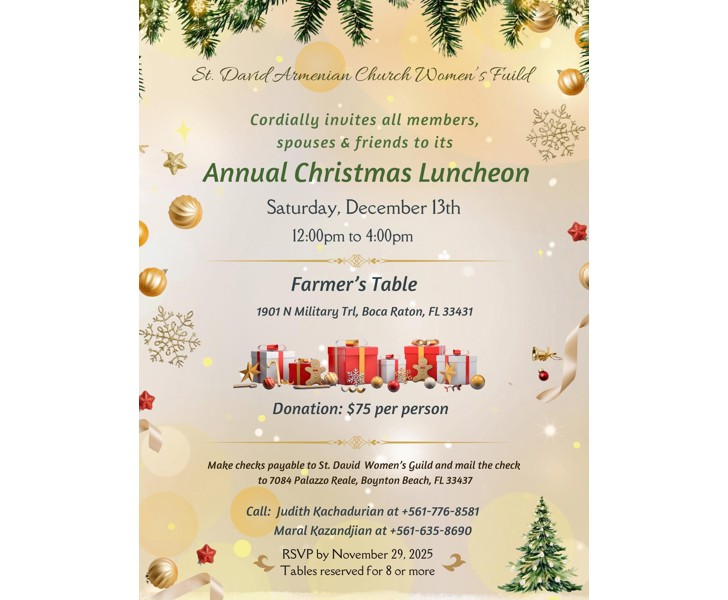 Annual Christmas Luncheon