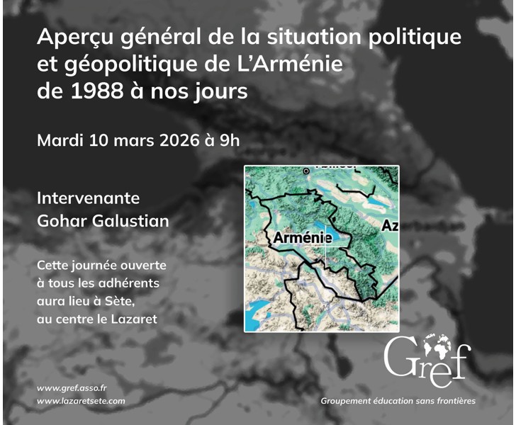Aperçu général de la situation politique et géopolitique de L'Arménie de 1988 à nos jours