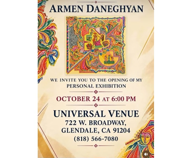 Armen Daneghyan Personal Exhibition