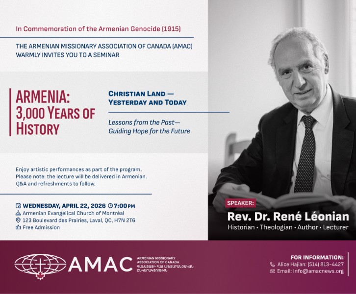 Armenia: 3000 Years of History. Christian Land Yesterday and Today. Lessons from the Past Guidling Hope for the future