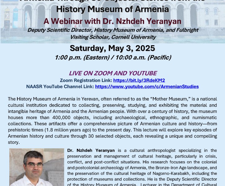 Armenia Through 30 Objects: Stories from the History Museum of Armenia