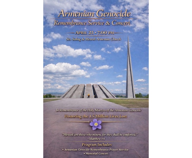Armenian Genocide Remembrance Service & Concert