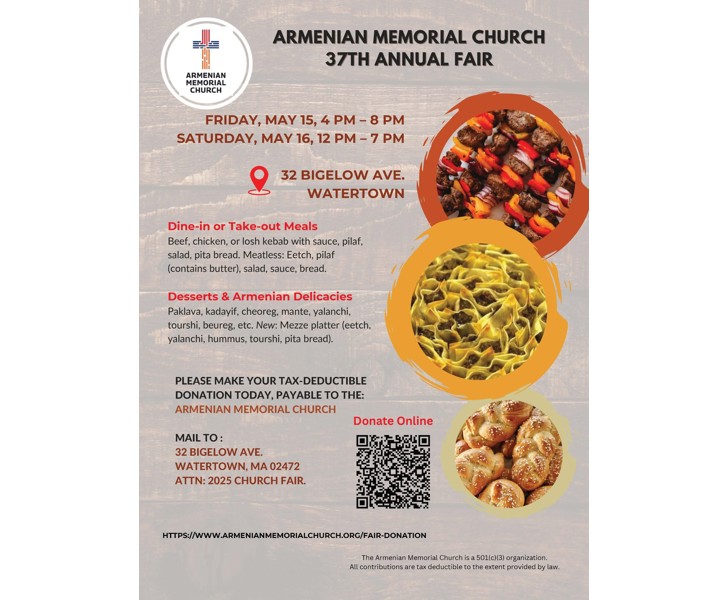 Armenian Memorial Church 37th Annual Fair