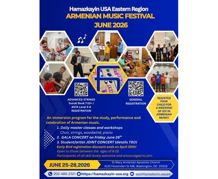Armenian Music Festival 2026