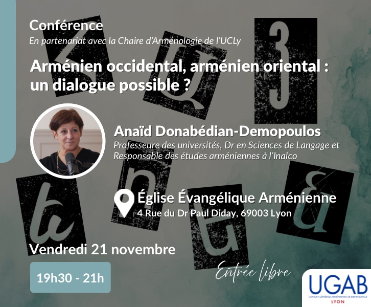 Arménien occidental, arménien oriental : un dialogue possible? 