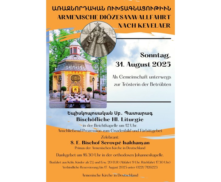 Armenische Diözesanwallfahrt nach Kevelaer
