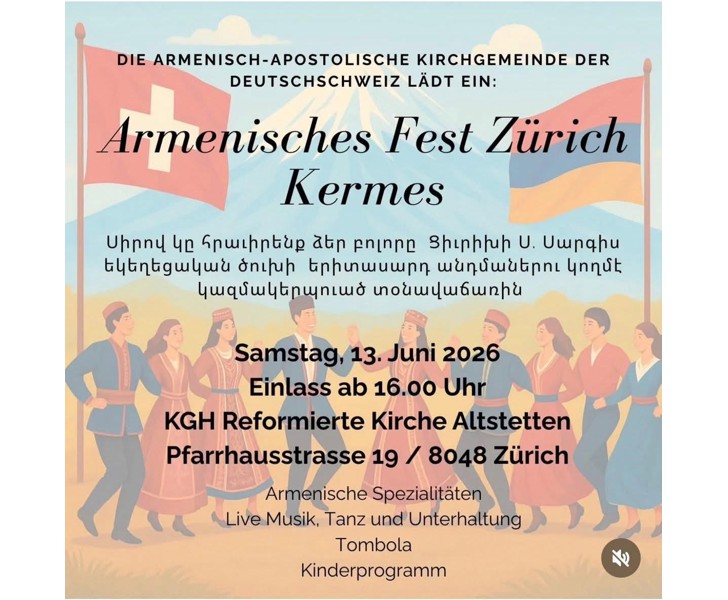 Armenisches Fest Zürich Kermes