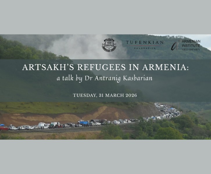Artsakh’s Refugees in Armenia: A Talk by Dr Antranig Kasbarian