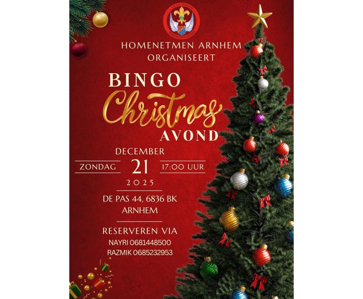 Bingo Christmas Avond