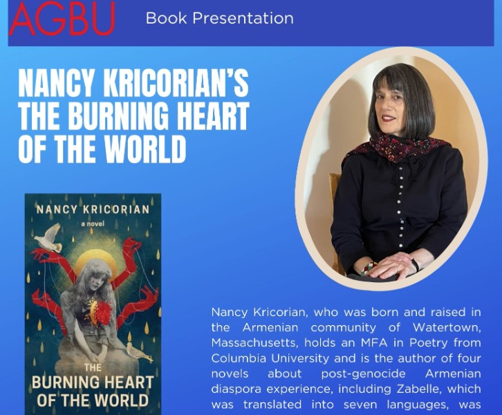 Book Presentation: 'The Burning Heart of the World' by Nancy Kricorian