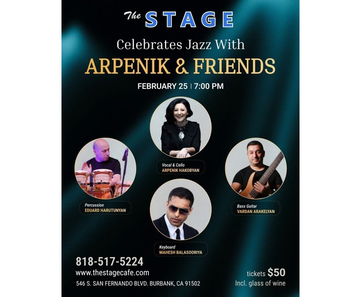 Celebrates Jazz With Arpenik & Friends