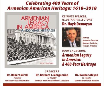 Celebrating 400 Years of Armenian American Heritage: 1618-2018
