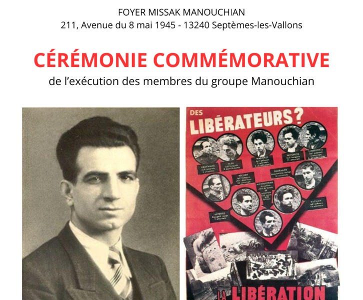 Cérémonie de commémoration de l'exécution des membres du groupe Manouchian