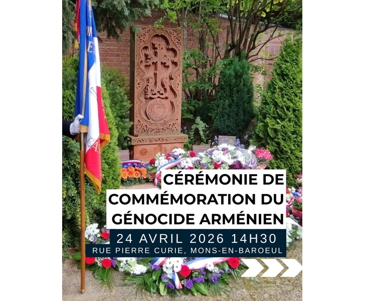 Cérémonie de Commémoration du Génocide Arménien