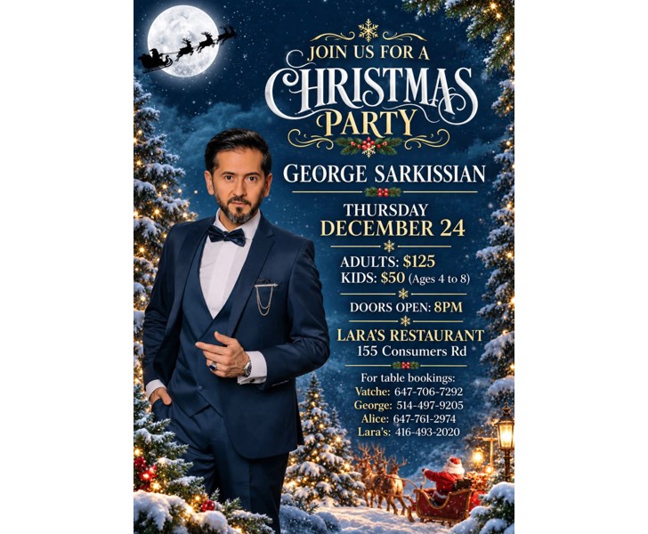 Christmas Party with George Sarkissian