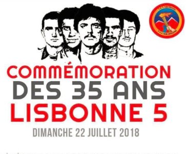 Commémoration des 35 ans des 5 de Lisbonne