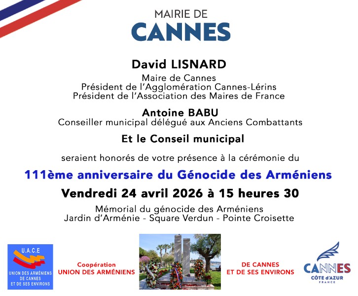 Commémoration du 111e anniversaire du génocide des Arméniens