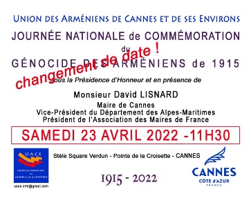 Commémoration du Génocide des Arméniens