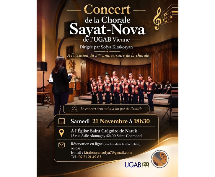 Concert de la Chorale Sayat-Nova