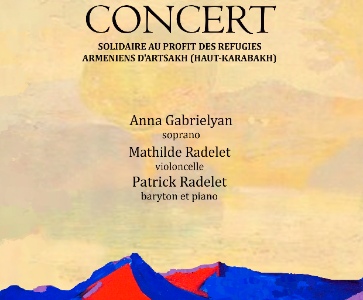 Concert solidaire au profit des familles de réfugiés d'Artsakh