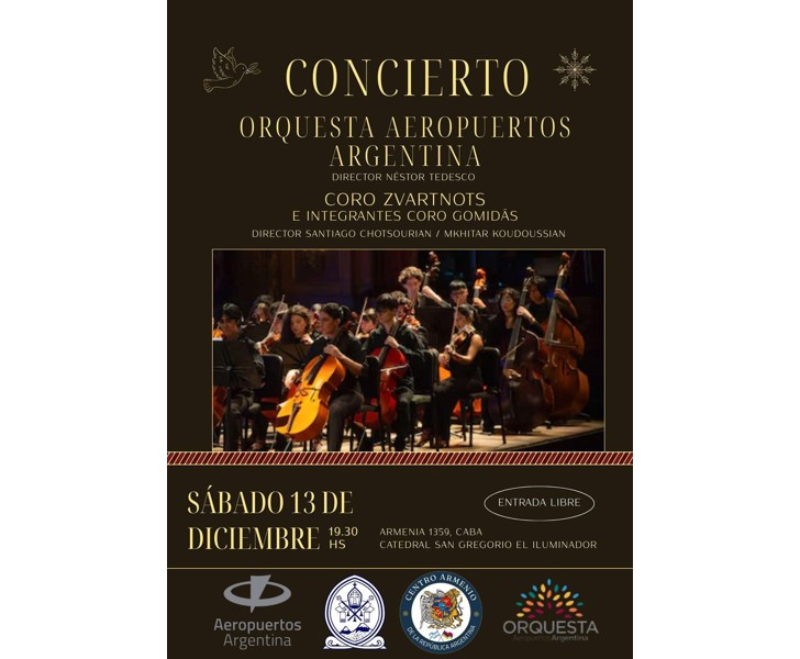 Concierto Orquesta Aeropuertos Argentina