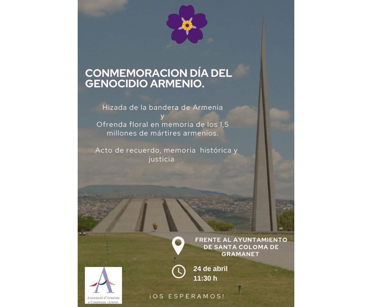 Conmemoración Día del Genocidio Armenio