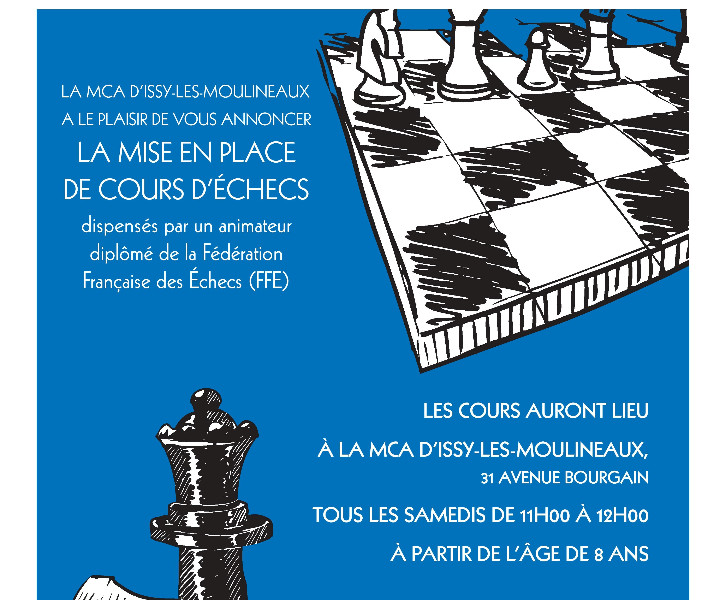 Cours d’échecs à partir de 8 ans