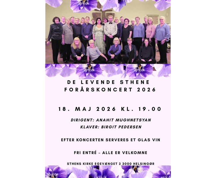 De Levende Sthene Forårskoncert 2026