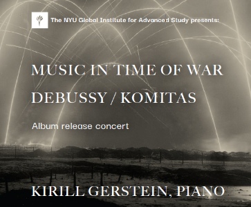 Debussy / Komitas: Music in Time of War Album Release Concert