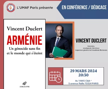 Diner Conférence : Vincent Duclert
