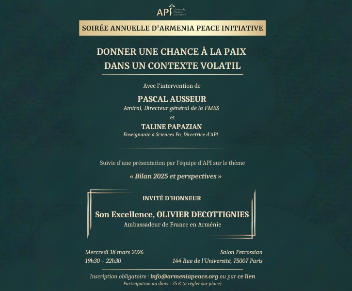 Donner une chance à la paix  dans un contexte volatil