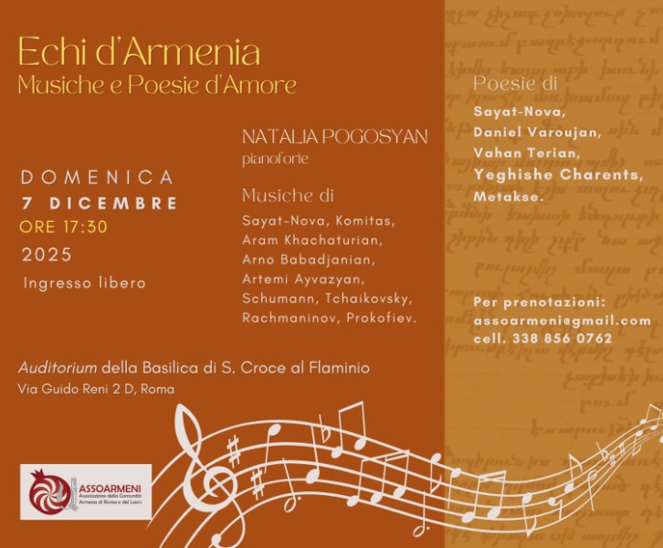 Echi d'Armenia, Musica e Poesia