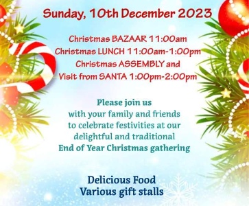 End of Year Christmas gathering