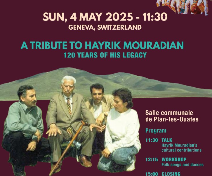 Euro Armenian Folk Dance Gathering - 3rd edition - Dance and Song workshop in Geneva
