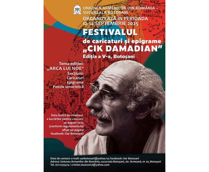 Festivalul de caricaturi și epigrame 'Cik Damadian'