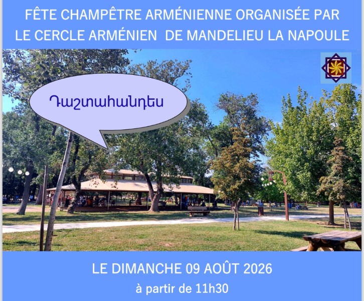 Fête champêtre arménienne organisée par le Cercle arménien de Mandelieu-La Napoule