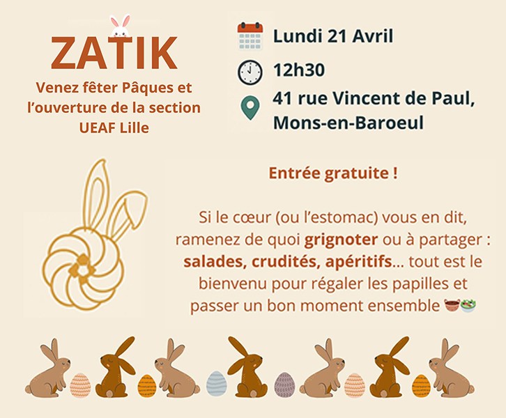 Fête de Pâques et ouverture de la section UEAF Lille 