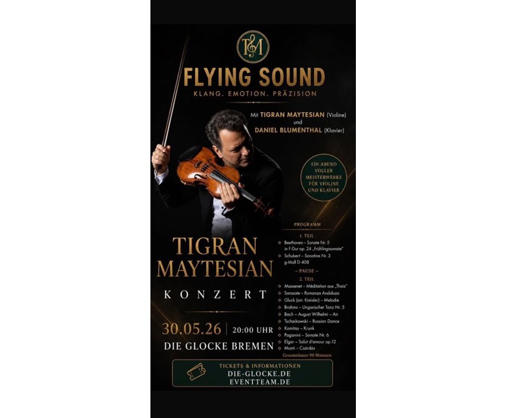 Flying Sound - Tigran Maytesian Konzert
